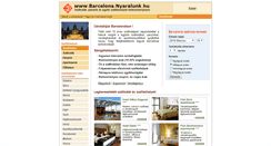 Desktop Screenshot of barcelona.nyaralunk.hu